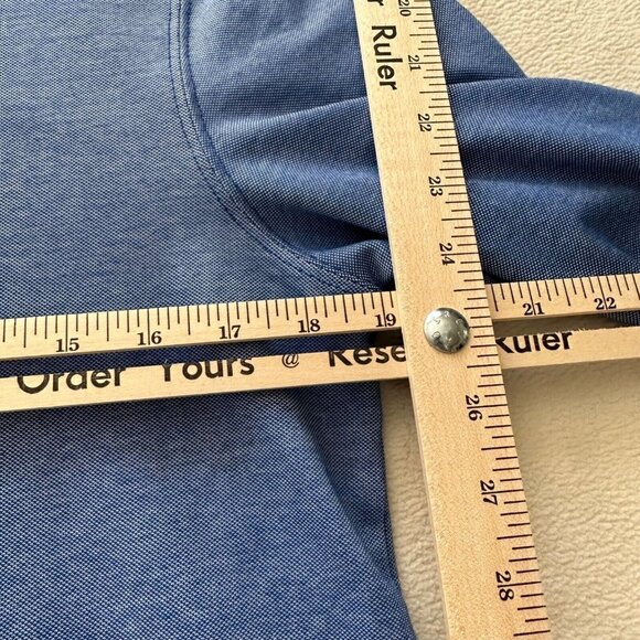 Michael Kors Blue Men's Hoodie with Kangaroo Pouch Size Small Preppy Old Money - Picture 4 of 10